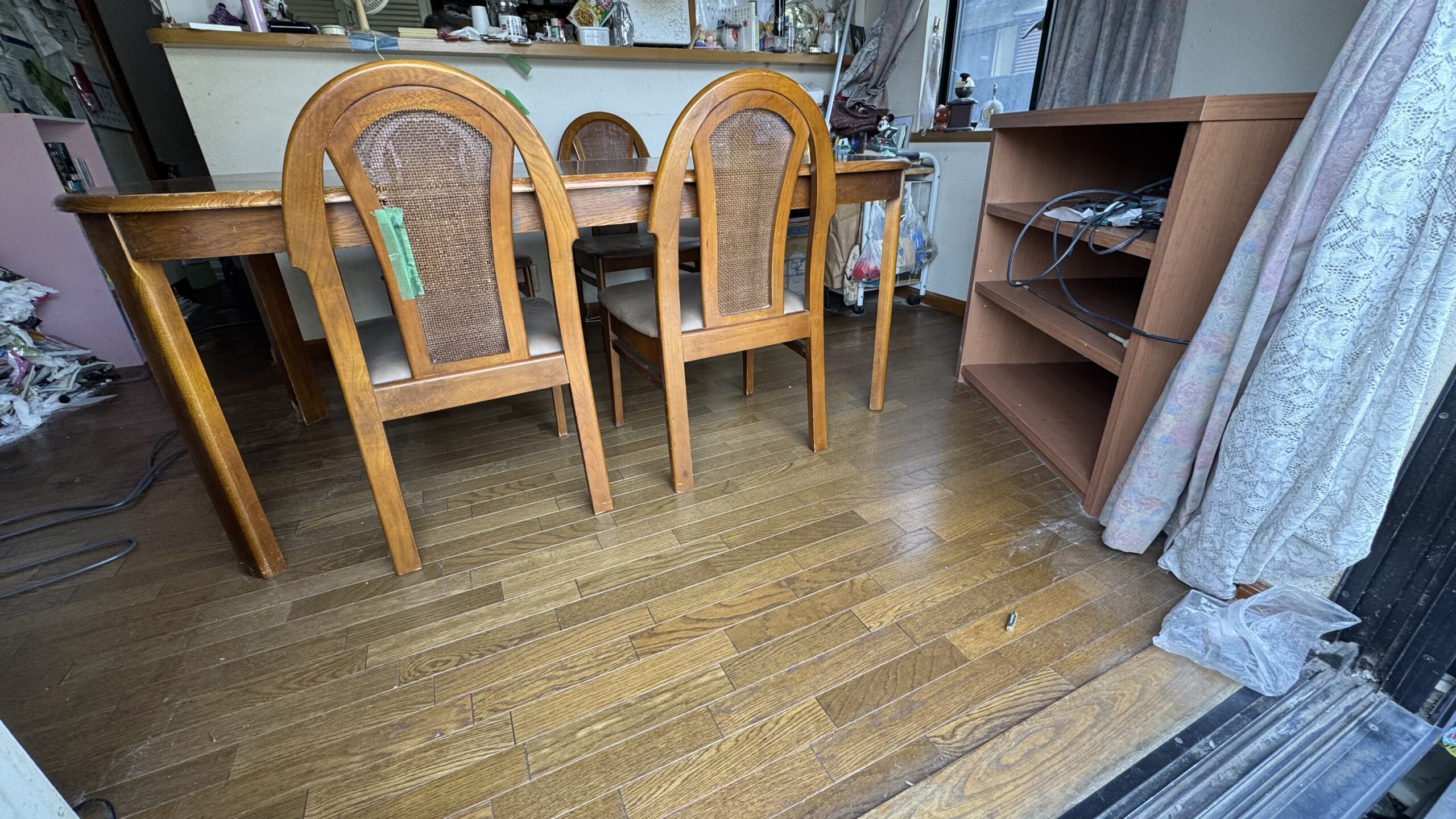 作業後の室内の様子